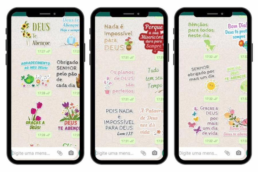 Aplicativo grátis de figurinhas gospel para WhatsApp